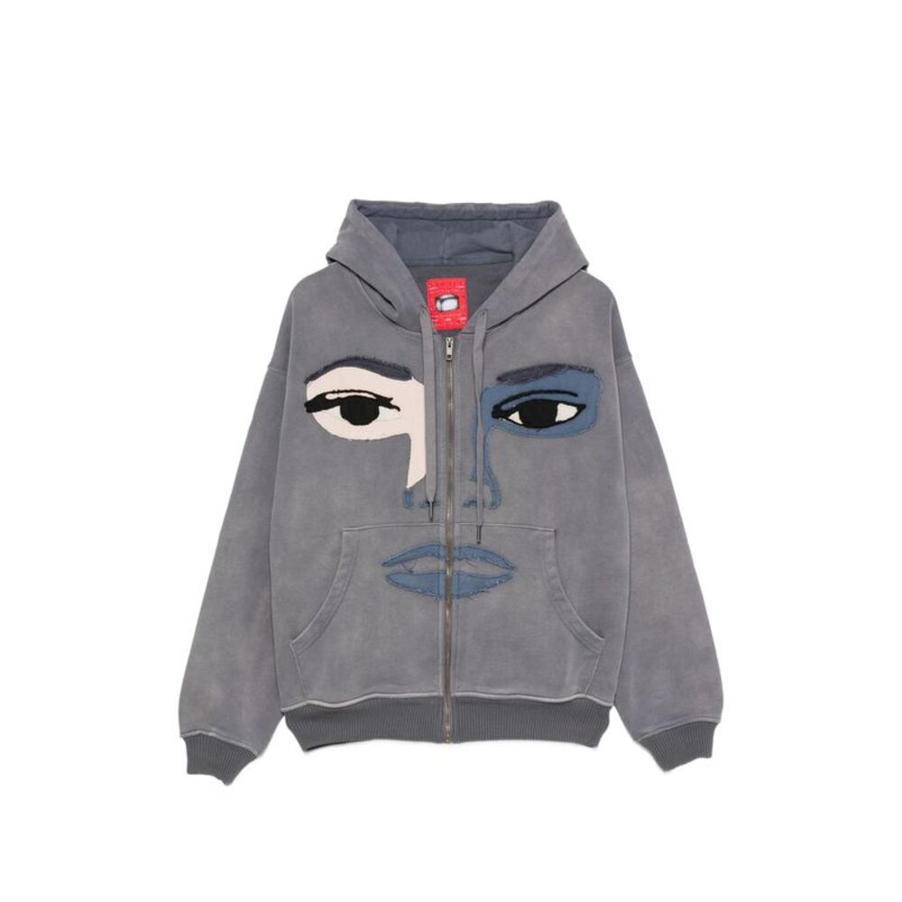 Kidsuper Grey Sweaters & Knitwear - Hoodies Men